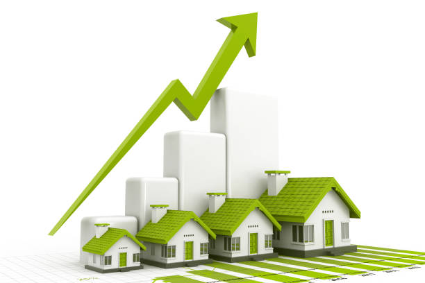 Growing home sale graph